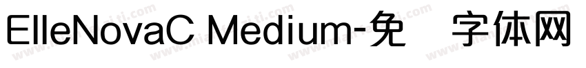 ElleNovaC Medium字体转换